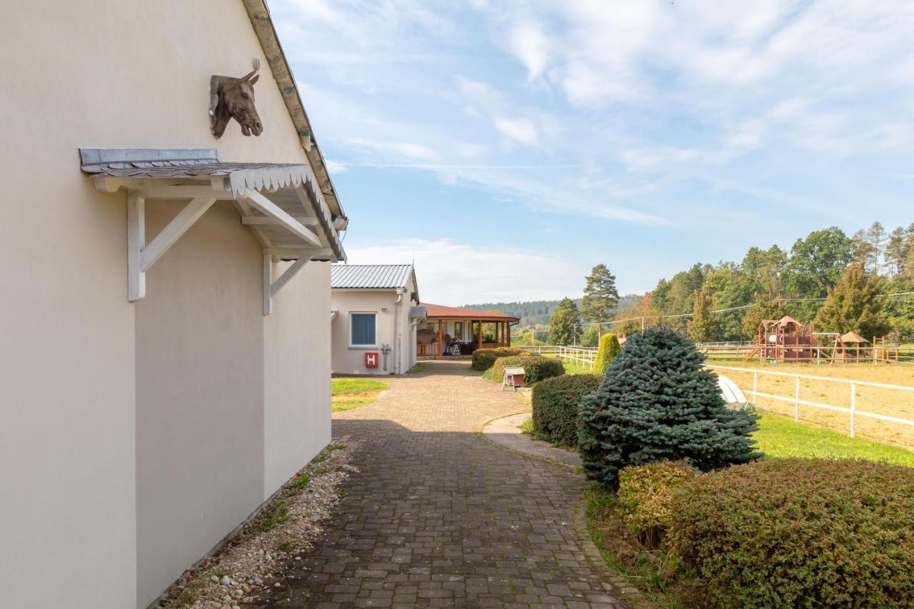 Farma Slunecny Dvur Apartmany A Family Stany Strecha Pod Strechou Hermanuv Mestec Exterior photo